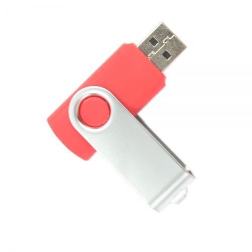 2GB USB Flash Drive Swivel  (Rot)
