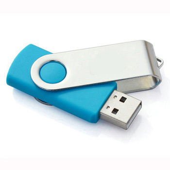 2GB USB Flash Drive Swivel  (Hellblau)