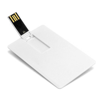4GB USB Stick Kredit Card weiß