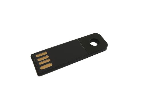 2GB USB Stick Mini Slim 1 (schwarz), ideal zum Datenversand per Brief, nur 2 Gramm schwer