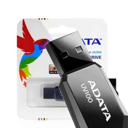 ADATA 2GB UV100 DashDrive USB 2.0 Stick schwarz