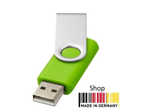 2GB USB Flash Drive Swivel Grün